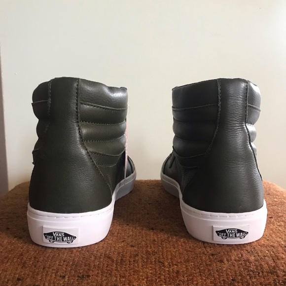 Vans Skate Hi Tops. All Leather - Picture 4 of 8